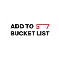 Bucket List Adventure Sticker by Stephanie at 57hours