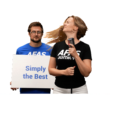 The Best Sticker by AFAS Software