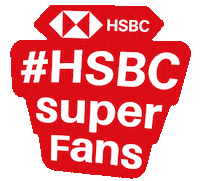 hsbcindonesia indonesia smash badminton superfan Sticker