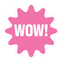 Pink Wow Sticker by Coop Norge