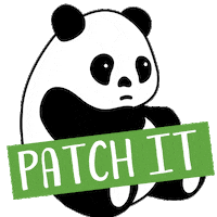 Panda Bandaid Sticker by PATCH STRIPS