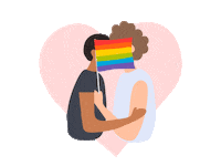 AnnaEshka love pride boy lgbt Sticker