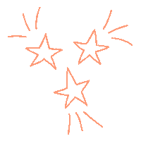 New Year Star Sticker