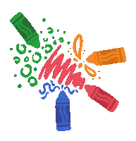 Create Art Supplies Sticker