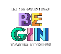 Gin And Tonic Sticker by Young's Pubs