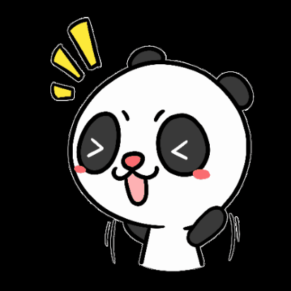 laugh panda GIF