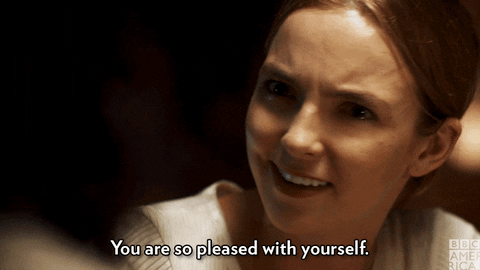 pleased killing eve GIF by BBC America