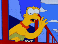 Waving Season 3 GIF by The Simpsons