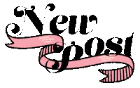 pollyyander pink new post pretty ribbon Sticker