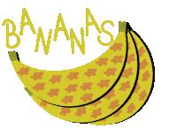 Banana Fruit Sticker