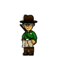 tedwardbearson böse tedward ranger sam Sticker