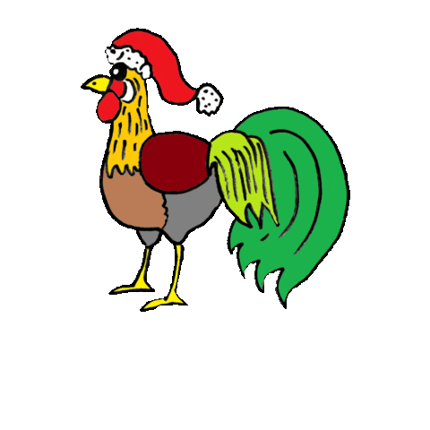 Chicken Rooster Sticker
