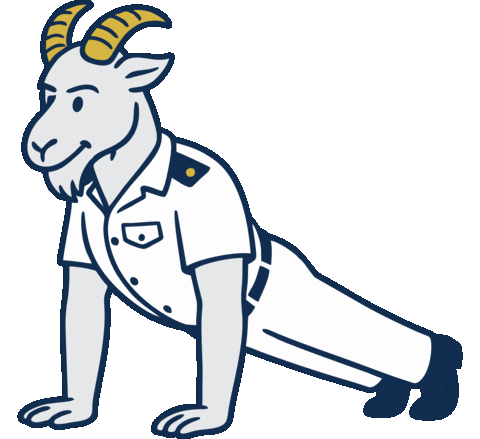 Touchdown Navy Sticker by ForeverFirstie