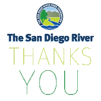 San Diego Thank You Sticker by San Diego River Park Foundation