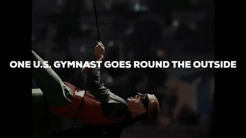 matthewoprescuhines giphygifmaker eminem withoutme jadecarey gymnast GIF