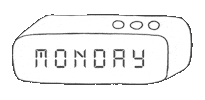 Blinking Alarm Clock Sticker by The Influence Agency