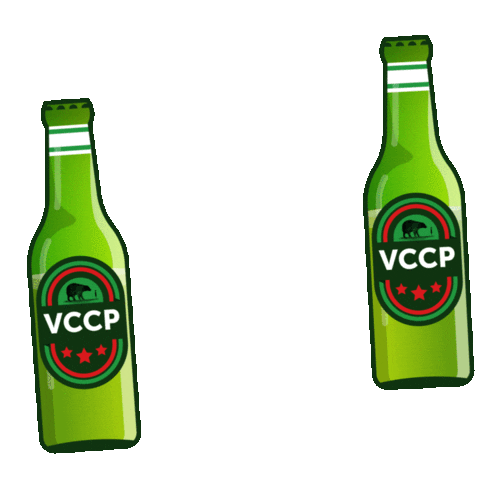 Beer Drinking Sticker by VCCP