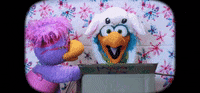 BirdCallRadio funny bird bunny haha GIF