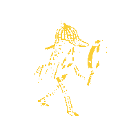 Looking Sherlock Holmes Sticker by The Big Favorite