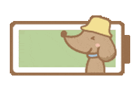 dachshund charging Sticker