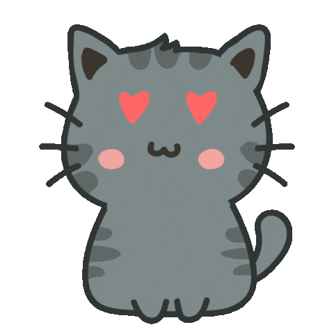 Cat Dog Sticker by Patra Bene