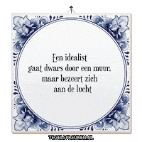 Humor Wijsheid Sticker by Tegelspreuken.nl
