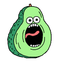 Tongue Screaming Sticker by Cartuna