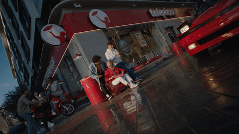 telepizza giphyupload pizza yummy rap GIF