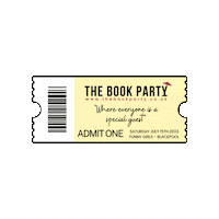 The Book Party Sticker by Insta Book Tours