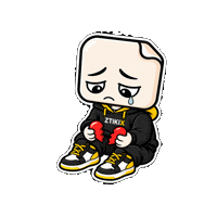 Sad Broken Heart Sticker by ZTIKIX