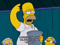 homer simpson hair GIF