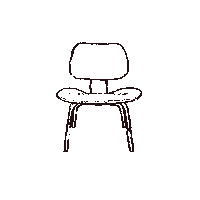 nafifan psychedelic chair furniture melting Sticker