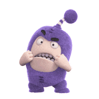 frustrated jeff Sticker by Oddbods