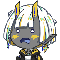 Demon What Sticker