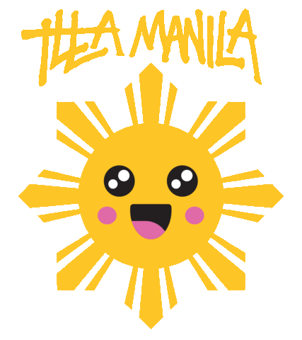illamanila giphyupload kawaii sun philippines Sticker