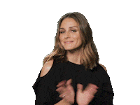 Excited Clapping Sticker by Olivia Palermo