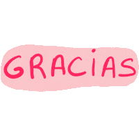 Gracias Thank You Sticker by acropoliscom