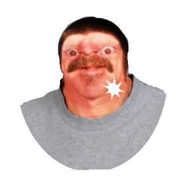 mustache STICKER by imoji