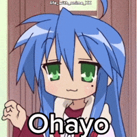 Lucky Star Hello GIF