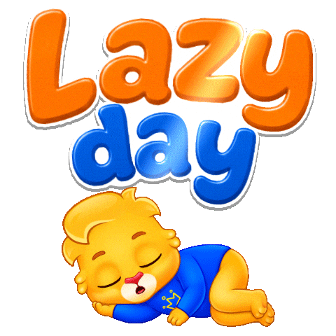 Tired Day Off Sticker by Lucas and Friends by RV AppStudios