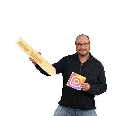 mekertuinen giphyupload instagram follow bas Sticker