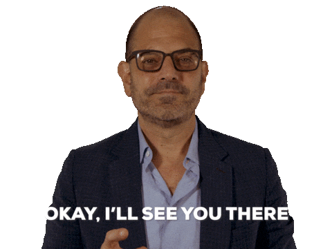 See You There Sticker by GIPHY IRL