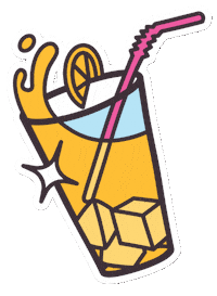 Glass Lemonade Sticker by Skokie Public Library