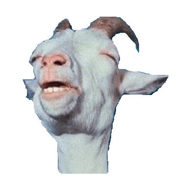 goat STICKER by imoji