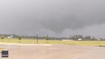 Possible Tornado Forms Near Spring, Texas, Amid Severe Weather Threat