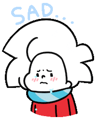 Sad Sticker Sticker by Ai and Aiko