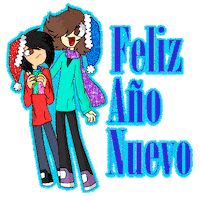 New Year Amigos Sticker