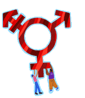 Trans Gender Sticker by Orchyd