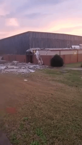 Middle School Damaged After Tornado Strikes Newton County, Georgia