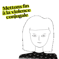 Violenceconjugale Sticker by Regroupement des maisons pour femmes victimes de violence conjugale